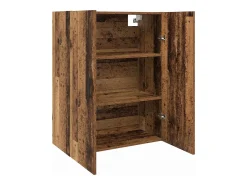 Mueble de pared Madera antigua 69,5 x 34 x 90 cm Madera de ingeniería