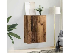 Mueble de pared marrón 69,5 x 34 x 90 cm Madera de ingeniería