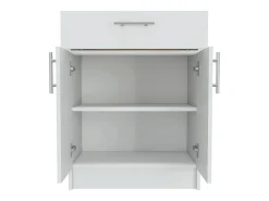 Mueble despensa mayorca en Melamina, con cajón de riel metálico , 85.09 cm X 59.94 cm X 40.38 cm , Multicolor