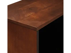 Muebles y estantes de almacenamiento de medios marrones