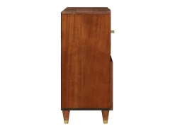 Muebles y estantes de almacenamiento de medios marrones