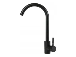 NETTLIFE Grifo de cocina Grifo de alta presión Grifo de fregadero de cocina de acero inoxidable giratorio 360°