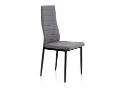 Pack 4 sillas comedor Niza tex gris 98x43x44 cm Adec
