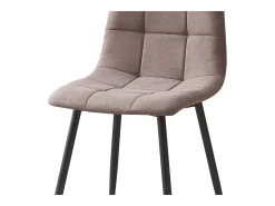 Pack 2 Sillas Comedor Portland Gris 43x88x48 cm Estilo Contemporáneo