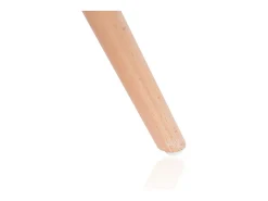 Pack 4 sillas con estructura en madera de haya y base en blanco 46 cm Tower Wood Blanco
