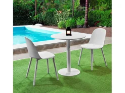 Pack 4 sillas de comedor Sabra Blanco