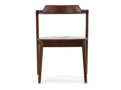 Pack 2 sillas Venus Color Nogal, Madera Maciza, 58 x 57,5 x 76 cm