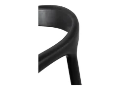 Pack 4 sillones negros madera de fresno con asiento trenzado