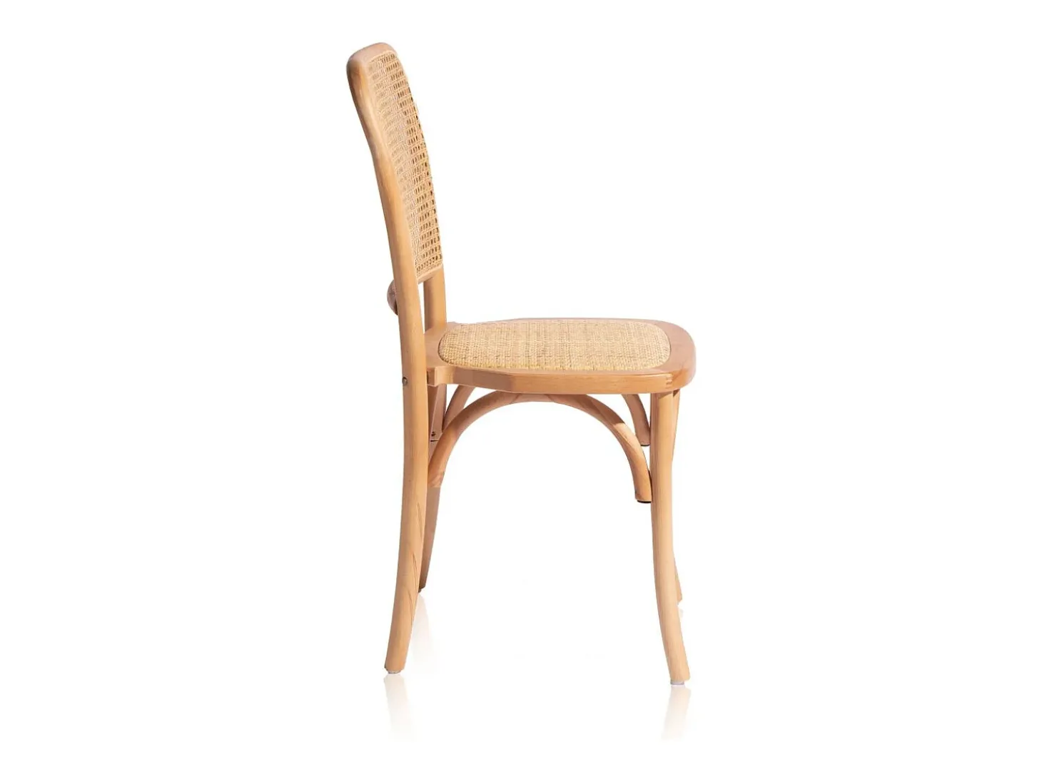 Pack de 2 sillas de comedor Toscana ratán natural Adec