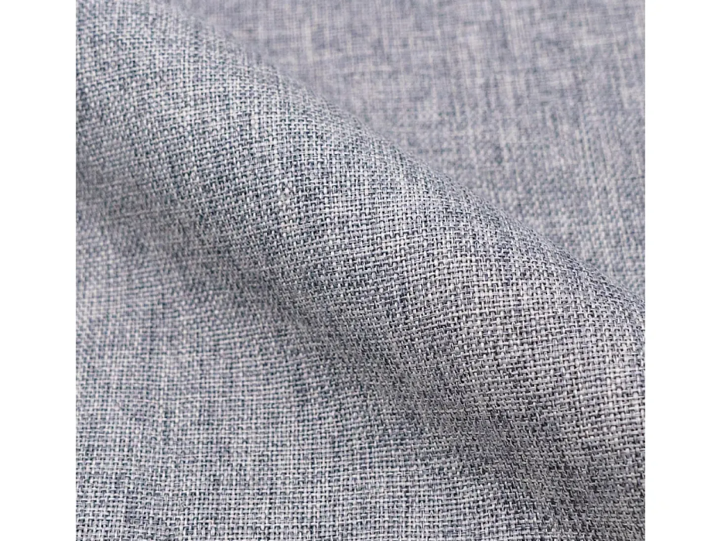 Pack de 4 sillas de tela gris oscuro y gris claro - Cozy