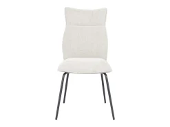 Pack de 2 sillas de 95x65x45 cm con respaldo trasero en símil napa en color beige Roma