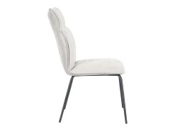 Pack de 2 sillas de 95x65x45 cm con respaldo trasero en símil napa en color beige Roma