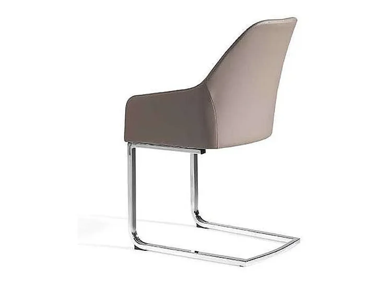 Pack de 2 sillas Lina en color gris topo 55 x 58 x 88/46 cm (largo x ancho x alto)