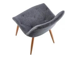 Pack de 4 sillas Marlene tejido tapizado gris/oak Adec