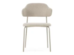 Pack de 4 sillas md-Joel tapizado textil beige, 78cm(alto) 51cm(ancho) 53cm(largo)