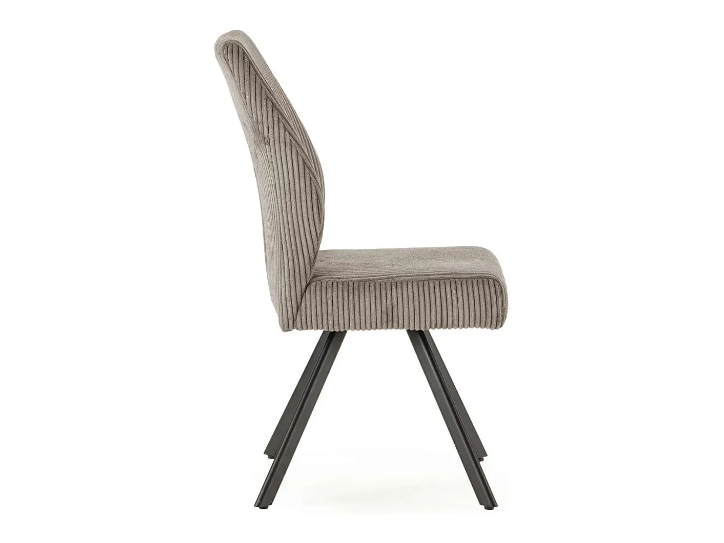 Pack de 2 sillas md-Pau tapizado textil gris claro, 98cm(alto) 45cm(ancho) 60cm(largo)
