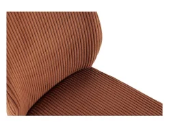 Pack de 2 sillas md-Pau tapizado textil teja, 98cm(alto) 45cm(ancho) 60cm(largo)