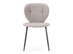 Pack de 2 sillas modelo Fauna tapizado polipiel beige, 83cm(alto) 50cm(ancho) 57cm(largo)