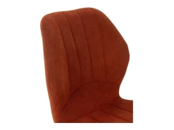 Pack de 4 sillas modelo Guadiana tapizado textil teja, 78cm(alto) 47cm(ancho) 58cm(largo)