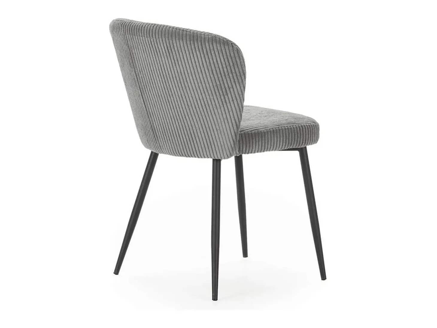 Pack de 4 sillas modelo Guadiana tapizado textil gris, 78cm(alto) 47cm(ancho) 58cm(largo)