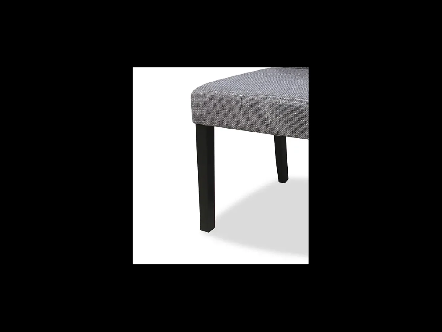 Pack de 2 sillas modelo Villalba tapizadas en textil gris, 99cm(alto) 47cm(ancho) 60cm(lar