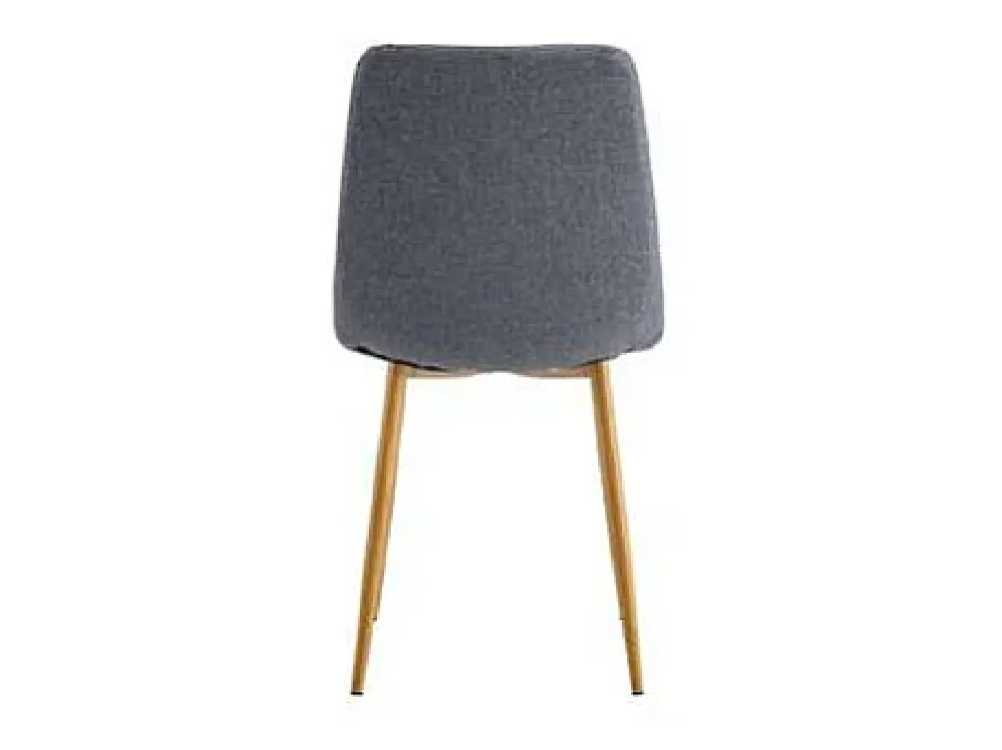 Pack de 4 sillas para cocina o comedor Nails tapizado textil gris/roble, 87cm(alto) 44cm(a