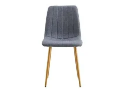 Pack de 4 sillas para cocina o comedor Nails tapizado textil gris/roble, 87cm(alto) 44cm(a