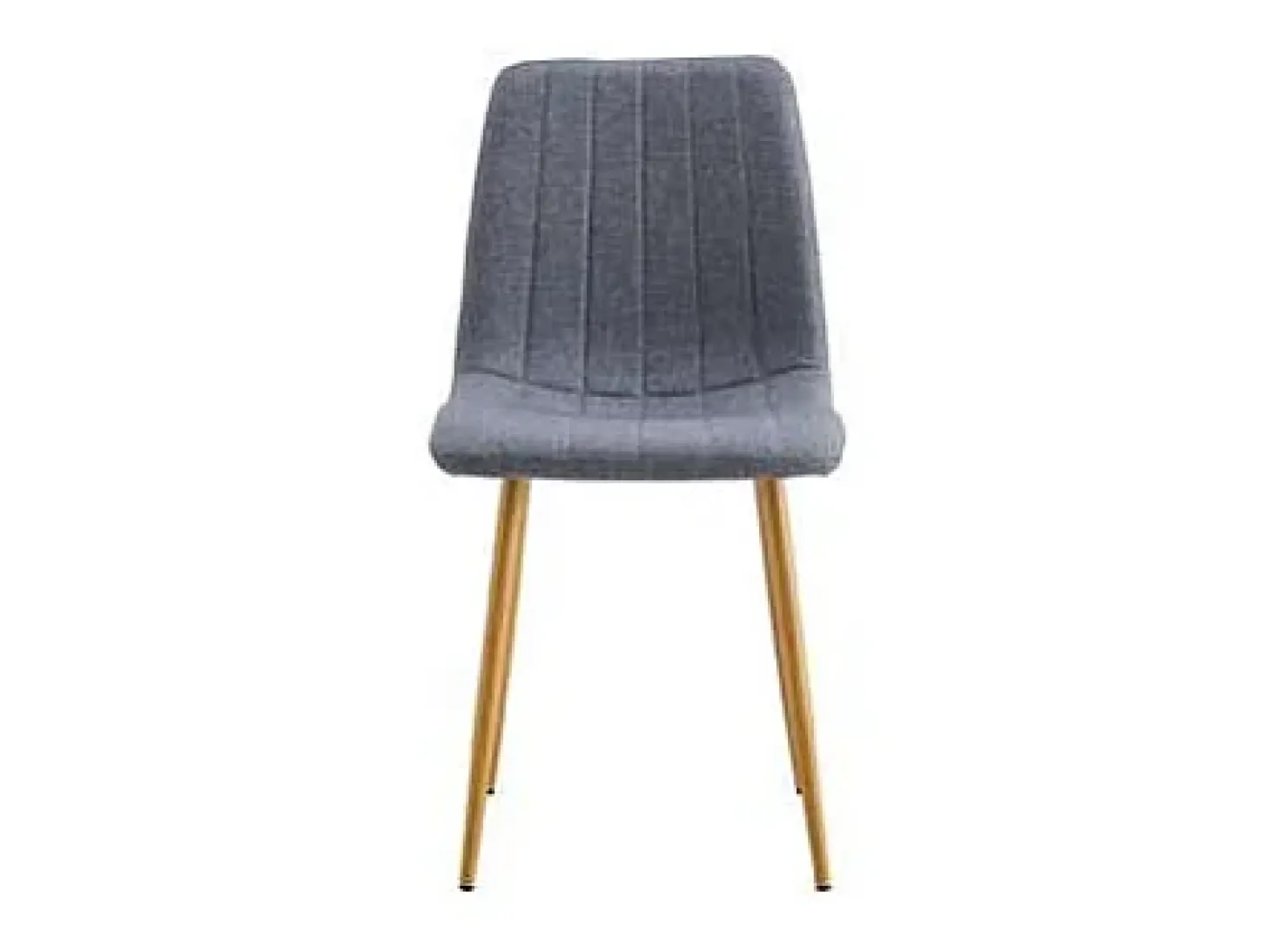 Pack de 4 sillas para cocina o comedor Nails tapizado textil gris/roble, 87cm(alto) 44cm(a