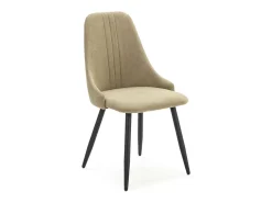 Pack de 4 sillas para cocina o comedor Izan tapizado textil verde, 91cm(alto) 50cm(ancho)