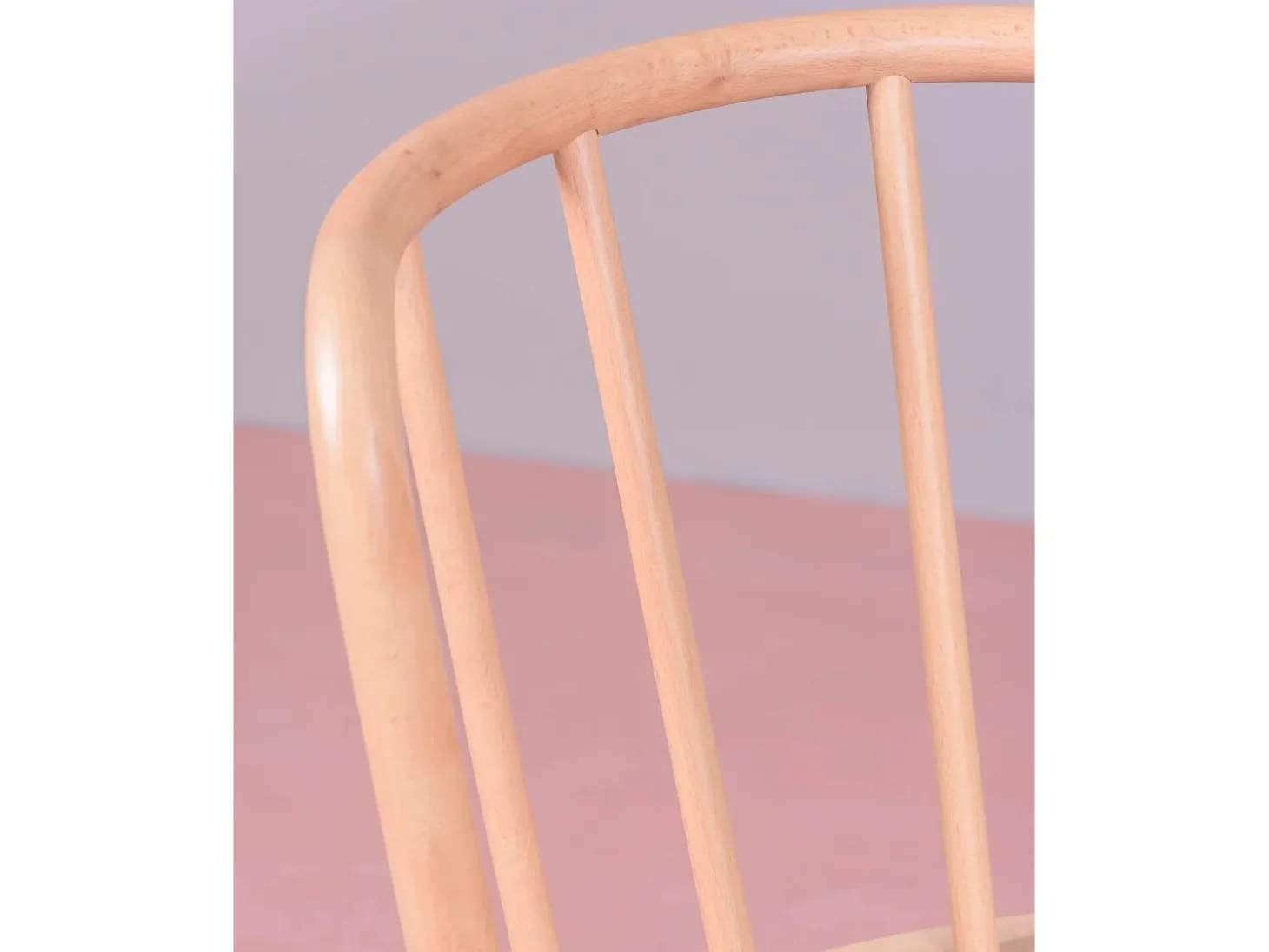 Pack de 2 sillas rústicas para el comedor - Organic - Haya natural