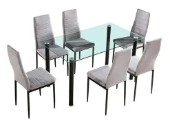 Pack de 6 sillas Yuri Jarama marengo/negro