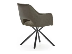 Pack de 2 sillones modelo Oliver tapizado textil verde, 81cm(alto) 60cm(ancho) 62cm(largo)