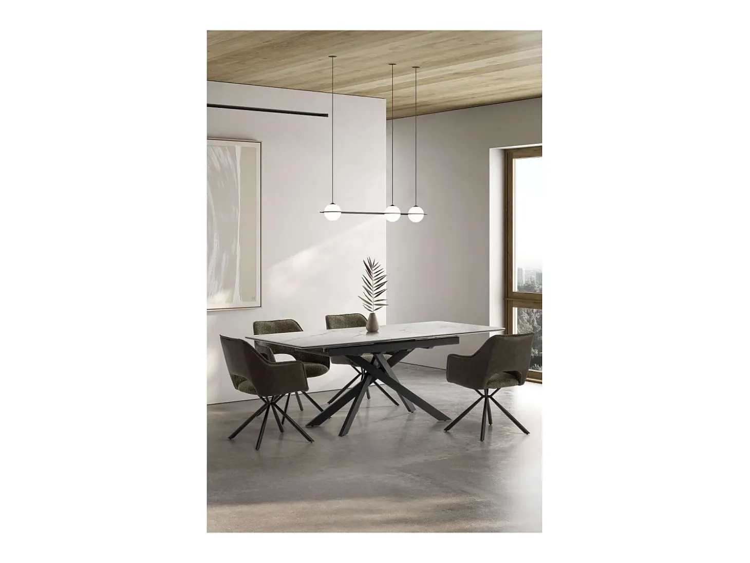 Pack de 2 sillones modelo Oliver tapizado textil verde, 81cm(alto) 60cm(ancho) 62cm(largo)