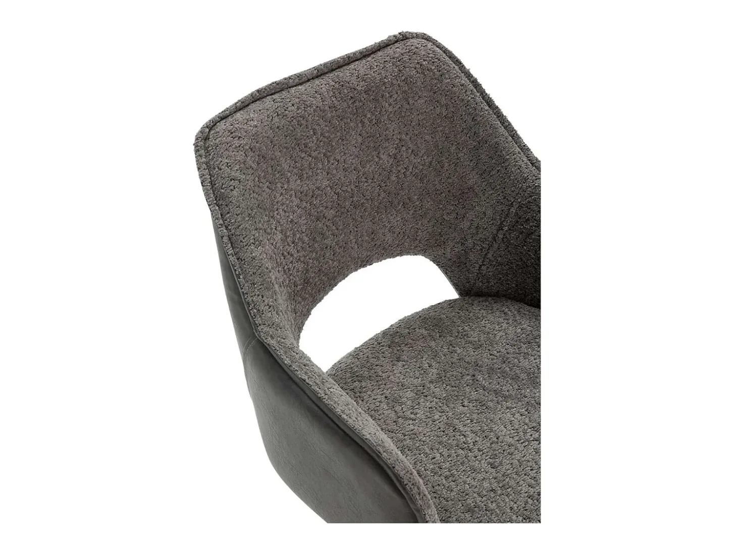 Pack de 2 sillones modelo Oliver tapizado textil gris, 81cm(alto) 60cm(ancho) 62cm(largo)