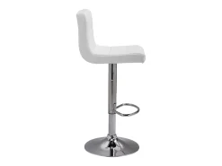 Pack de 2 taburetes de bar blancos MIKE