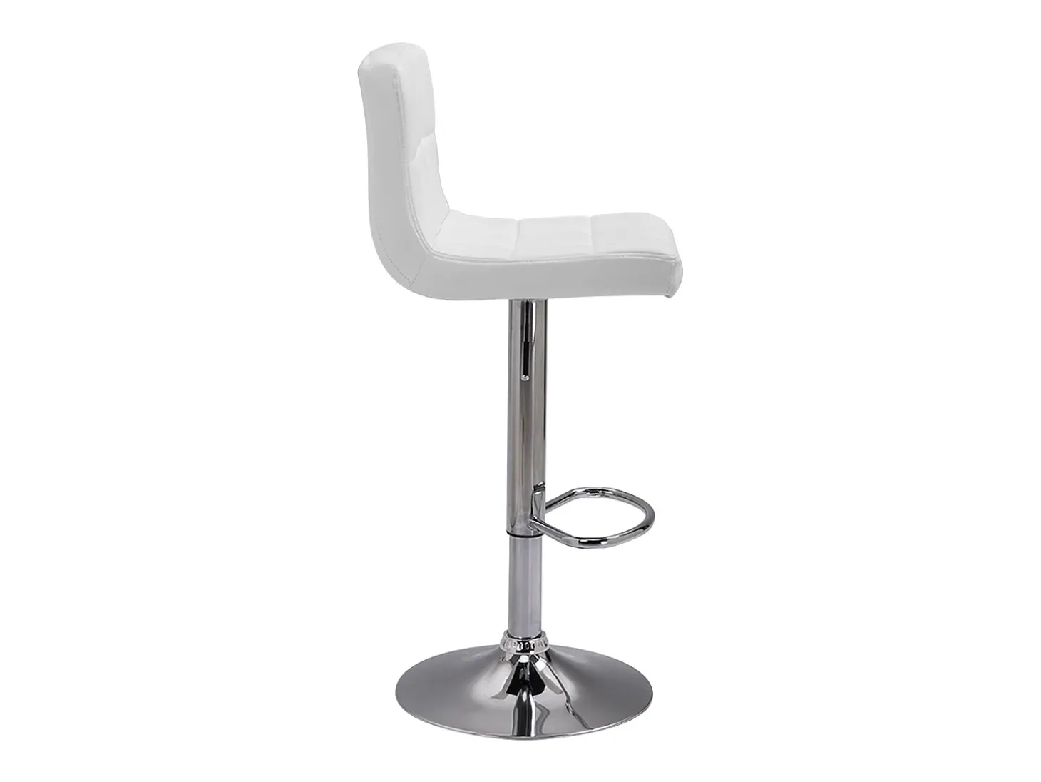 Pack de 2 taburetes de bar blancos MIKE