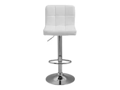 Pack de 2 taburetes de bar blancos MIKE