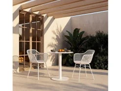 Packs 2 sillas Blanco 59 x 72 cm