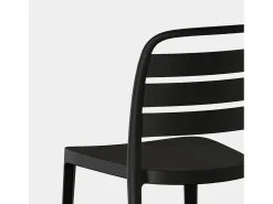 Packs 4 sillas Gris antracita 42 x 80 cm