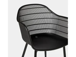 Packs 4 sillas Negro 62 x 86 cm