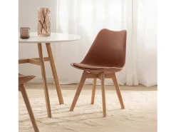Packs 4 sillas Terracota 48 x 82 cm