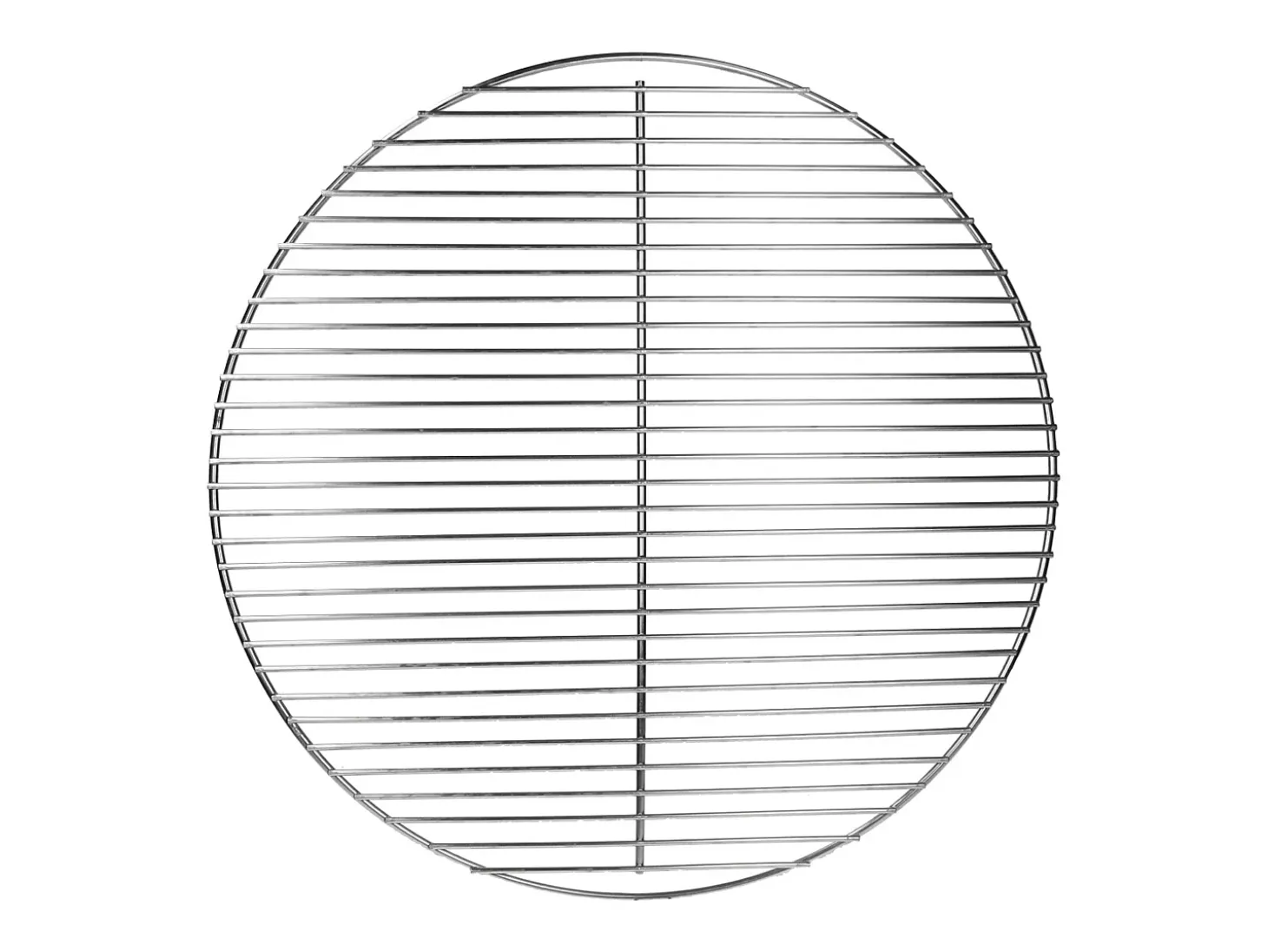 Parilla BBQ portátil acero inóxidable redonda Ø 54,5 cm mango madera insertable