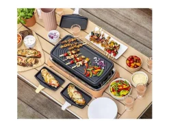 Parrilla de raclette TEFAL RE651JF0 para 8 personas 1450W - Multifunción, Grill, Plancha, Pizza Party, Brunch, Libro de recetas