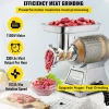 Picadora de Carne SucceBuy Comercial 1100W, Acero Inoxidable, Capacidad 204KG, Placa de Cuchilla de Corte, Rellenador de Salchichas