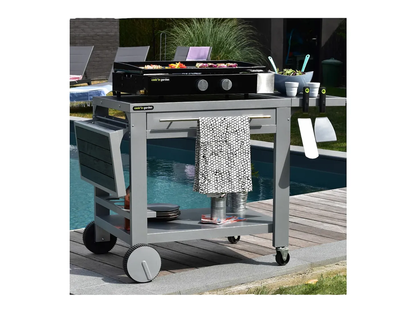 Plancha de gas FINESTA 2B - 2 quemadores 5kW