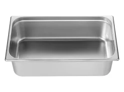 Plato Plano SucceBuy Lote de 6 Calderos de Vapor de Tamaño Estándar, en Acero Inoxidable, de 15.2 CM de Profundidad
