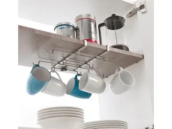 Porta tazas SPIDER MUG Metaltex 10 tazas Plateado Polytherm®