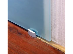 Puerta corredera esmerilado con rayas 200x213 cm HOMCOM