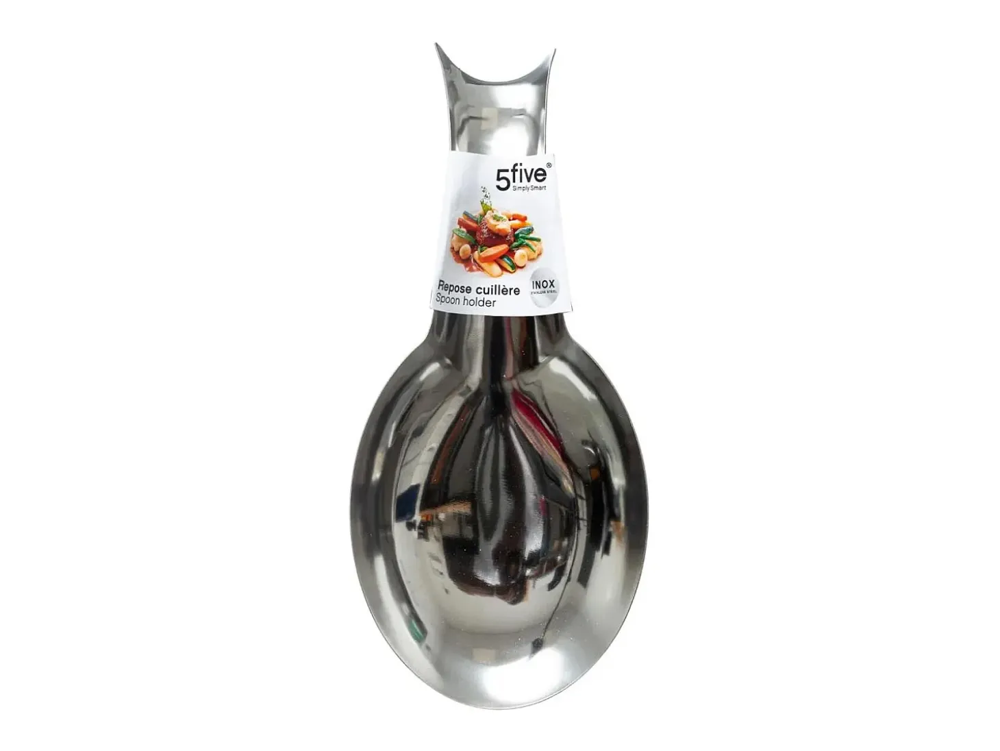 Reposacucharas Secret de Gourmet Acero Inoxidable (25,2 x 11,3 x 4,2 cm)
