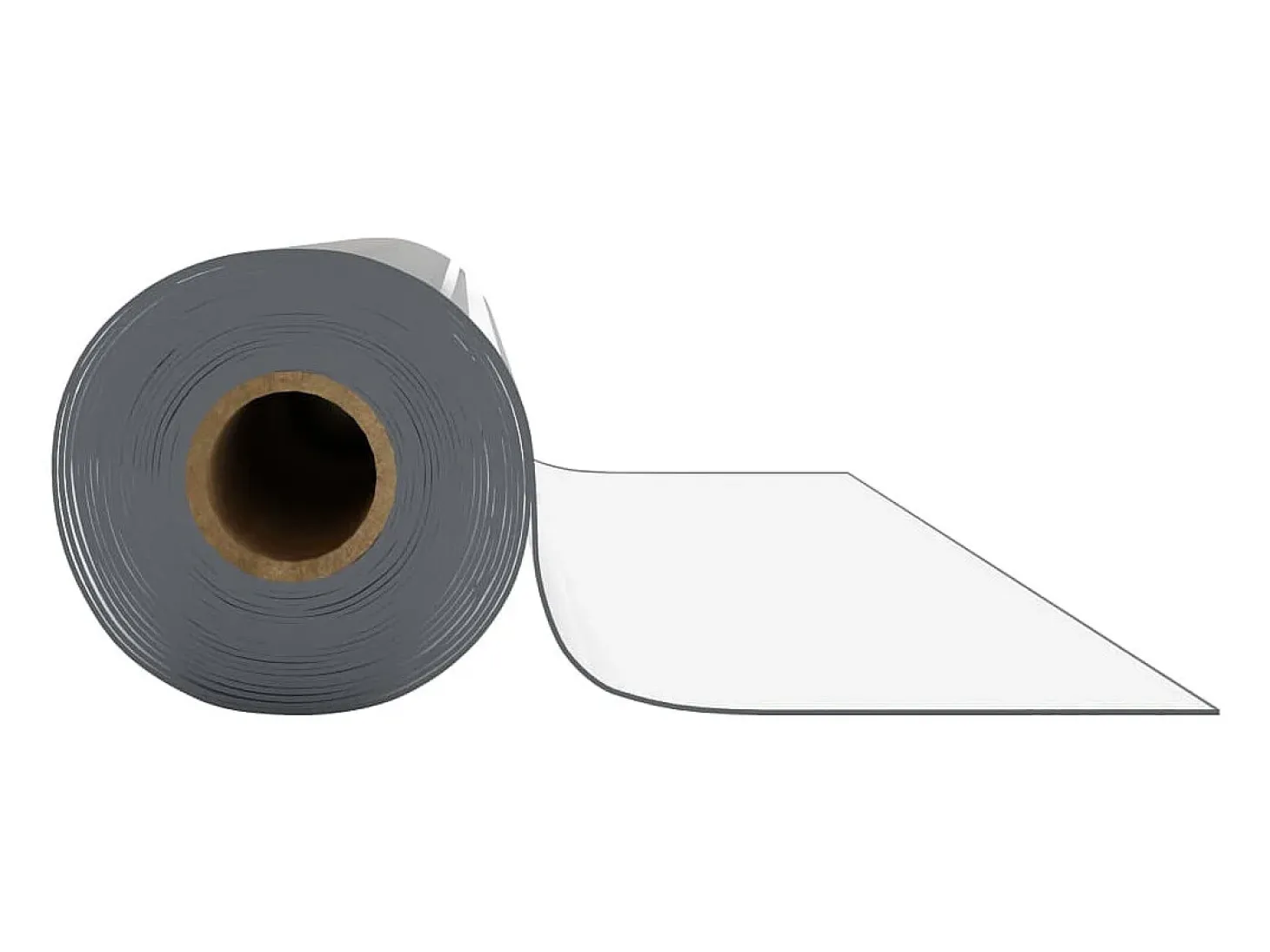Rollo de protector de mesa PVC transparente 0,9x15 m 1,6 mm